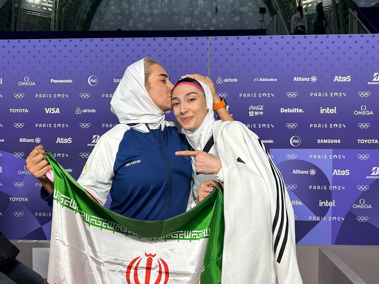 مبینا نعمت زاده و مهروز ساعی-المپیک پاریس