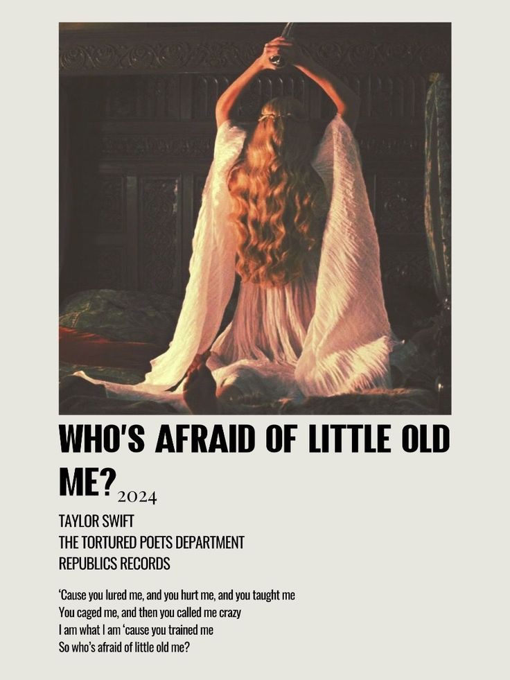 دانلود آهنگ Who's afraid of little old me? تیلور سوئیفت+ترجمه و تحلیل