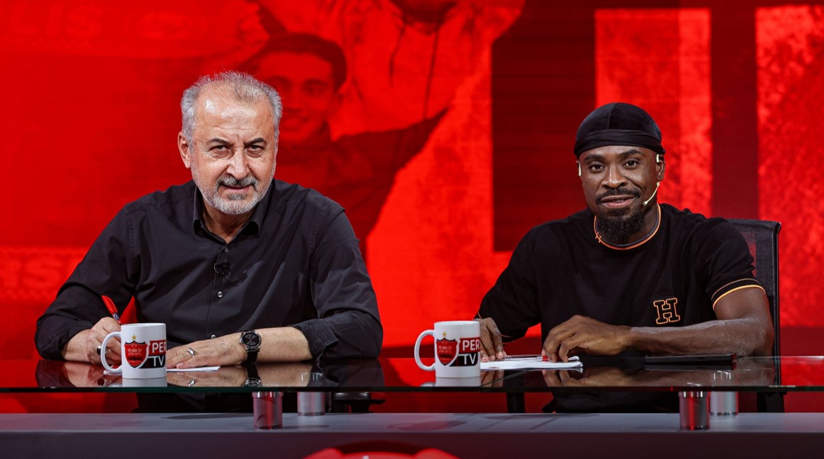 رضا درویش مدیرعامل پرسپولیس تهران - سرژ اوریه مدافع جدید پرسپولیس و بازیکن سابق تاتنهام، پاری سن ژرمن و ویارئال - لیگ برتر ایران