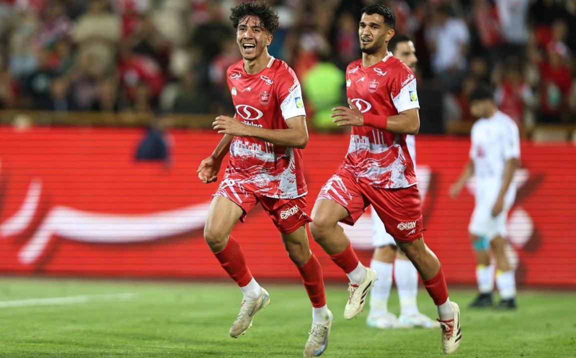 یعقوب براجعه وینگر تیم ملی جوانان ایران و پرسپولیس تهران - علیرضا عنایت زاده هافبک پرسپولیس - لیگ برتر ایران