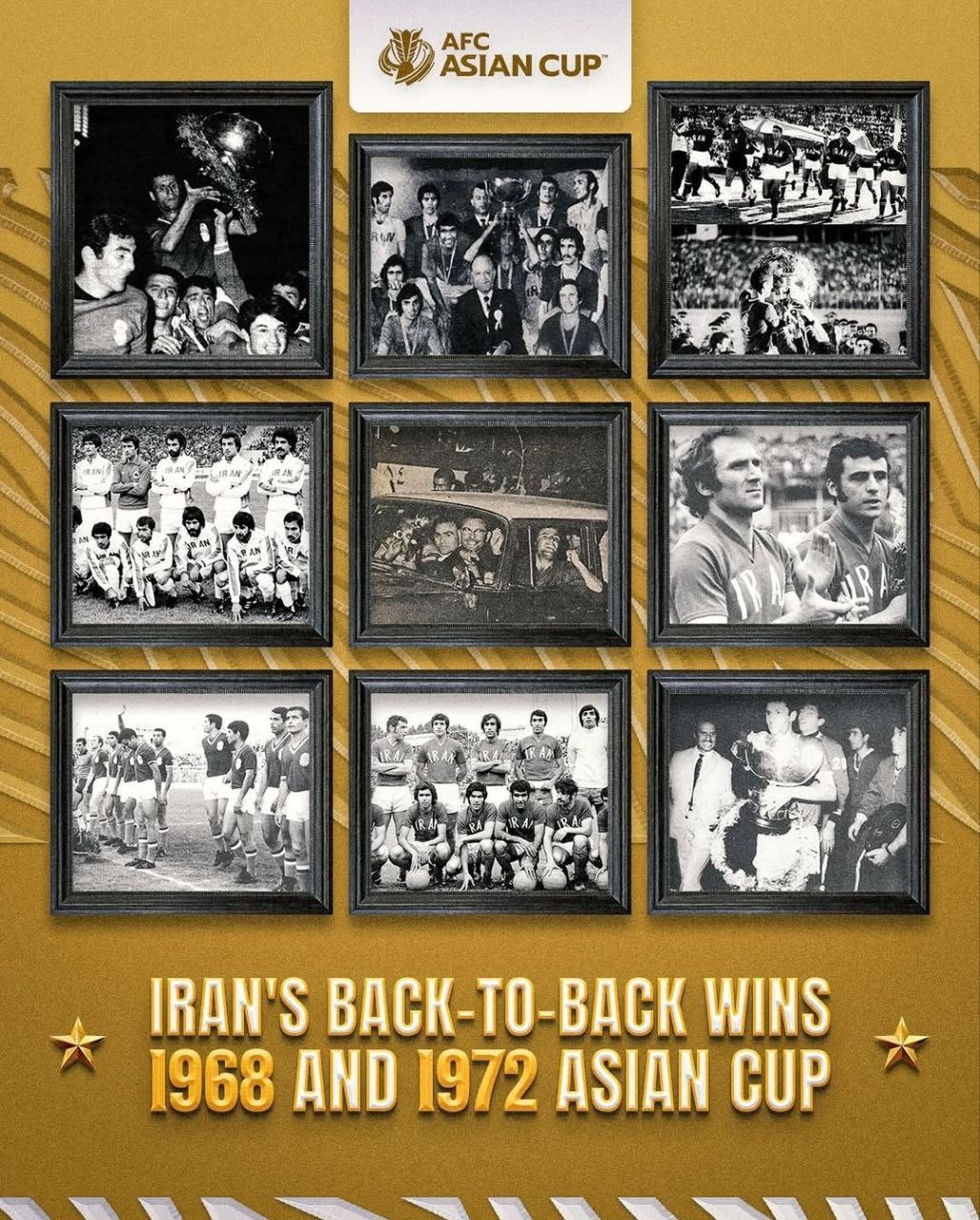 پوستر قهرمانی ایران در آسیا
