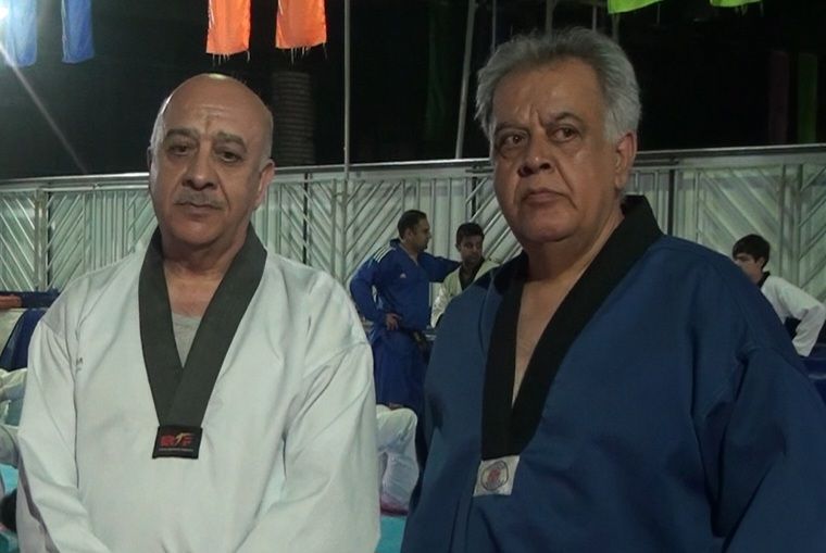 عکس از یدالله پیرهادی پیشکسوت تکواندو