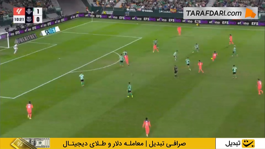 گل فران تورس به رئال بتیس (رئال بتیس 1-1 بارسلونا)