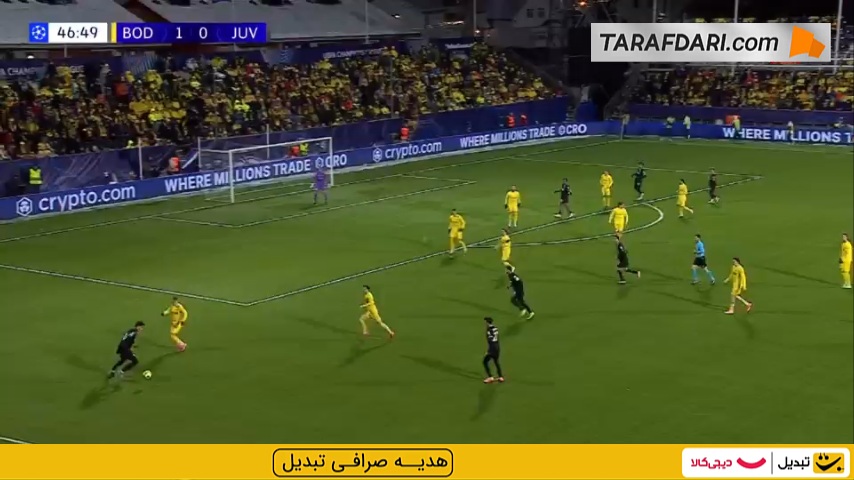 گل لویس اوپندا به بودو گلیمت (بودوگلیمت 1-1 یوونتوس)