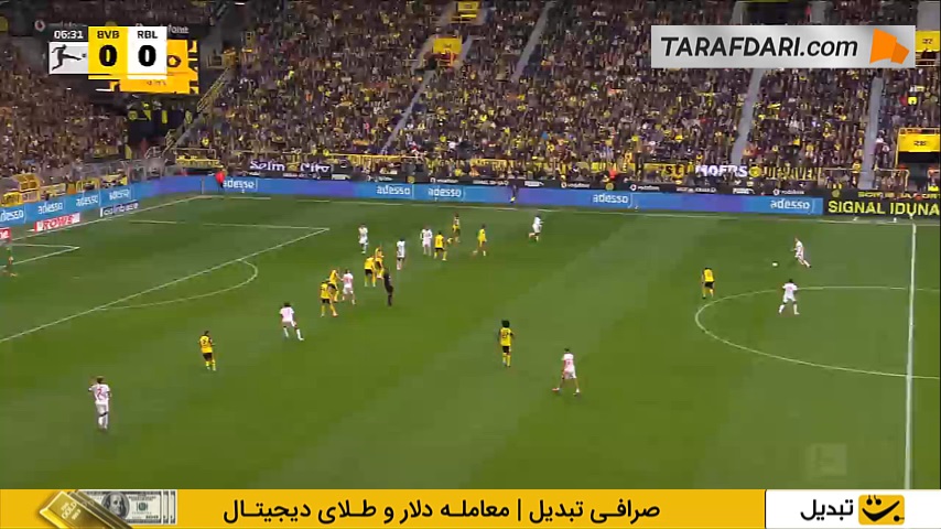 تساوی خانگی دورتموند مقابل لایپزیش