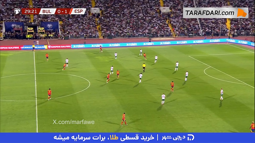 گل زیبای مارک کوکوریا به بلغارستان (بلغارستان 0-2 اسپانیا)