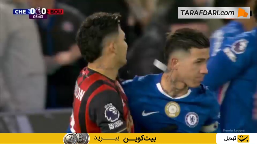 گل دیوید بروکس به چلسی (چلسی 0-1 بورنموث)