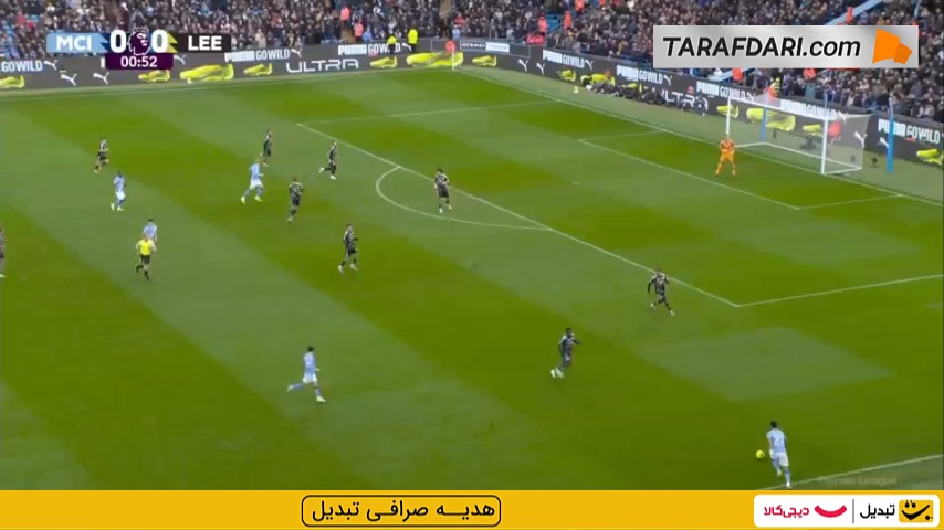 گل زیبای فیل فودن به لیدزیونایتد (منچسترسیتی 1-0 لیدزیونایتد)