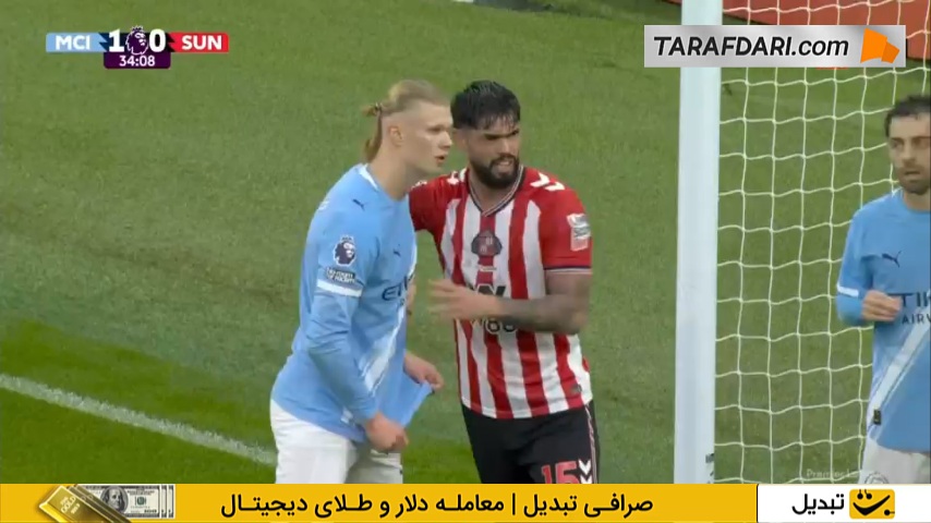 گل یوشکو گواردیول به ساندرلند (منچسترسیتی 2-0 ساندرلند)