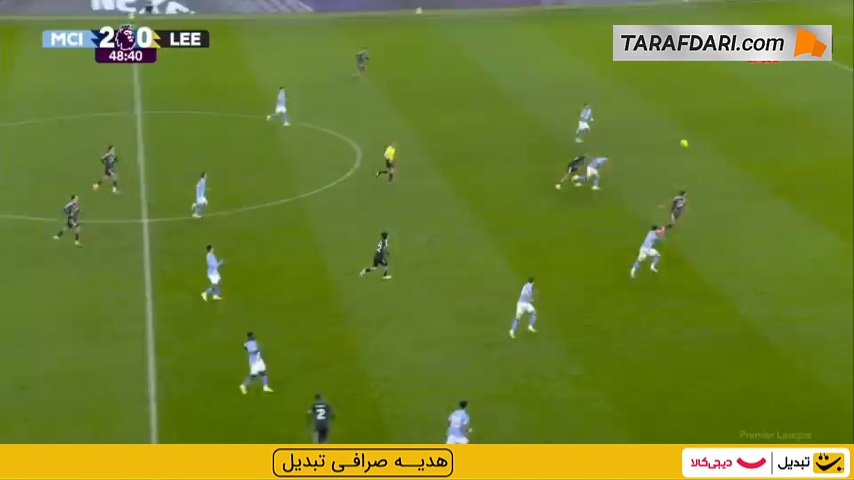 گل دومینیک کالورت لوین به منچسترسیتی (منچسترسیتی 2-1 لیدزیونایتد)