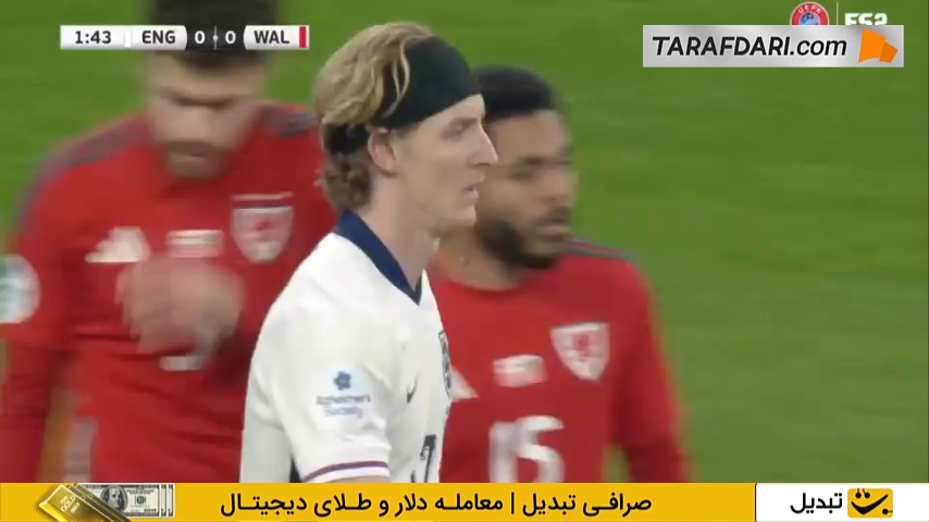 گل مورگان راجرز به ولز (انگلیس 1-0 ولز)