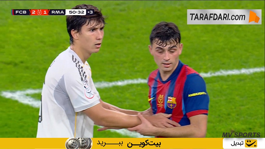 گل گونزالو گارسیا به بارسلونا (بارسلونا 2-2 رئال مادرید)