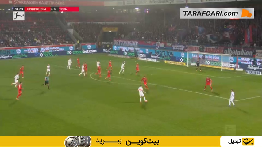 گل مایکل اولیسه به هایدنهایم (هایدنهایم 0-2 بایرن مونیخ)