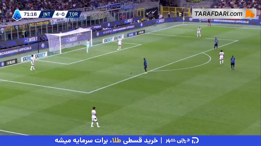 گل آنژ یوان بونی به تورینو (اینتر 5-0 تورینو)