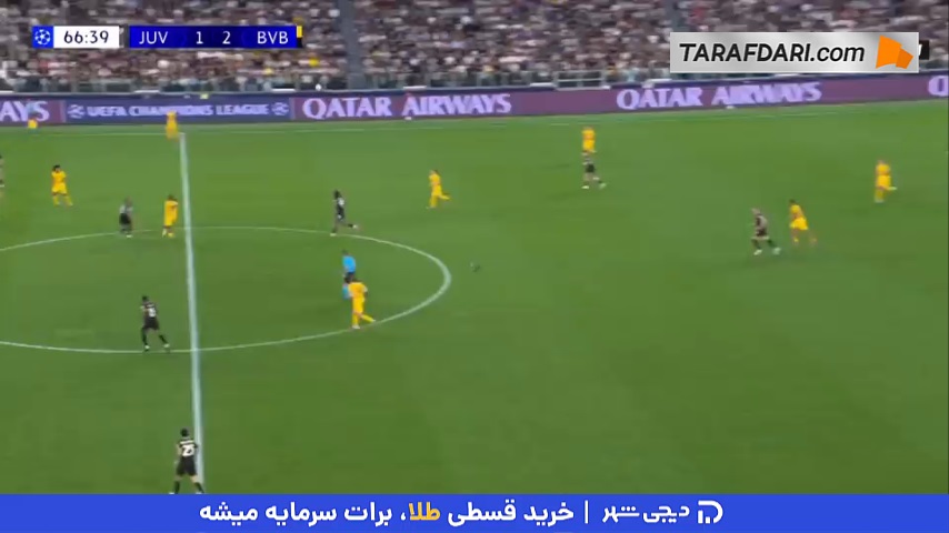 گل دوشان ولاهوویچ به دورتموند (یوونتوس 2-2 دورتموند)