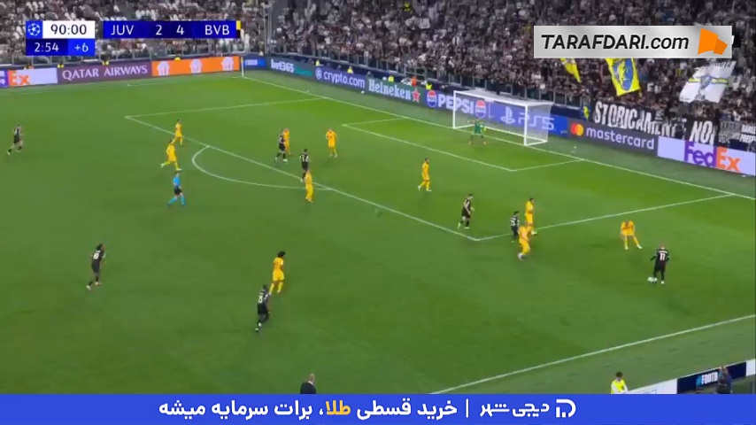 گل دوم دوشان ولاهوویچ به دورتموند (یوونتوس 3-4 دورتموند)
