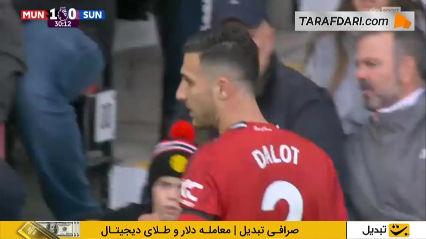 گل بنجامین ششکو به ساندرلند (منچستریونایتد 2-0 ساندرلند)