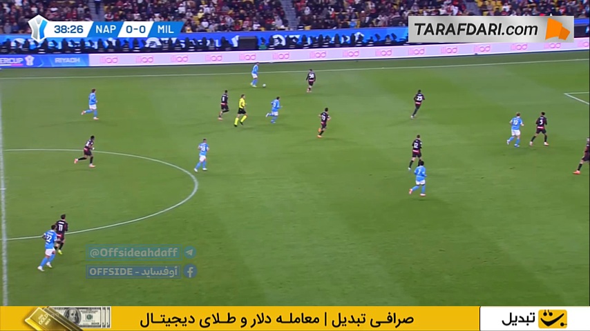 گل دیوید نرس به میلان (ناپولی 1-0 میلان)
