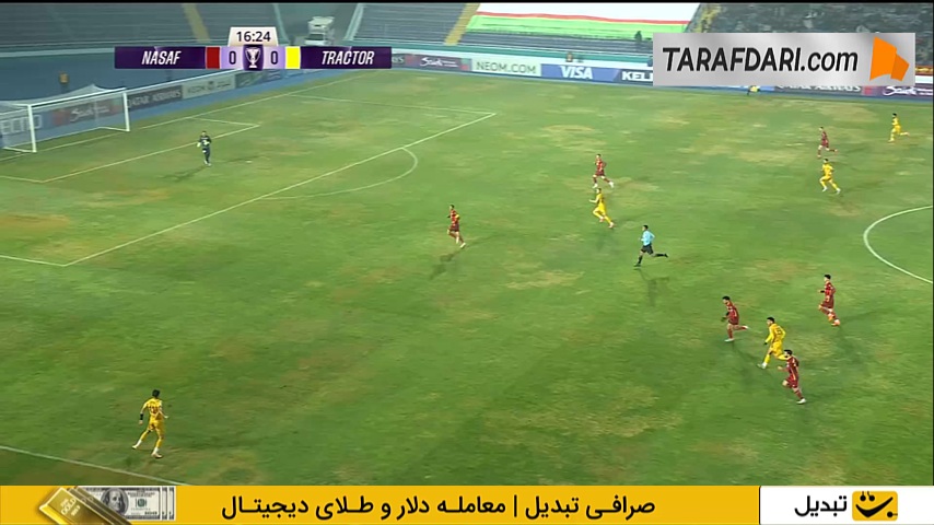 گل دیدنی رگی لوشکیا به نسف قارشی (نسف قارشی 0-1 تراکتور) 
