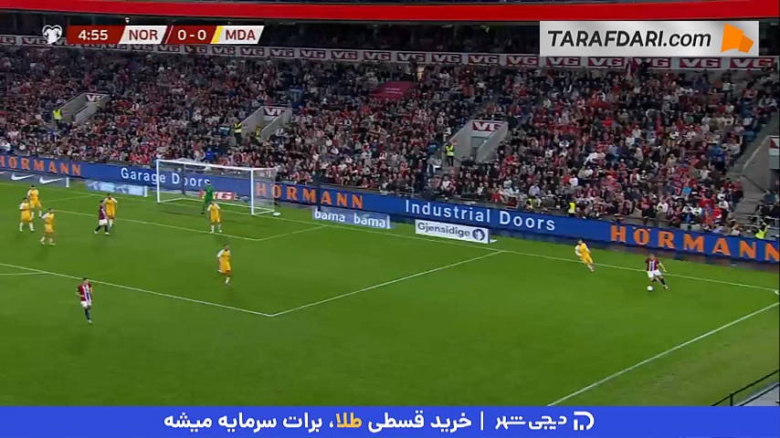 پیروزی پر گل و عجیب نروژ مقابل مولداوی در انتخابی جام جهانی 2026