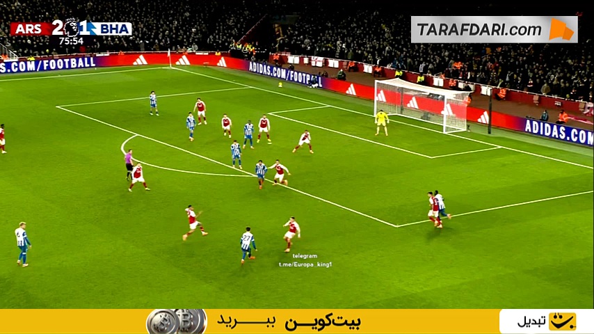 سوپر واکنش داوید رایا مقابل برایتون (آرسنال 2-1 برایتون)