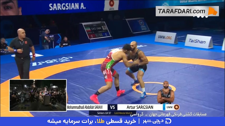 ببینید؛ مدال طلای هادی ساروی در وزن 97 کیلوگرم کشتی فرنگی قهرمانی جهان با پیروزی مقابل حریف روس