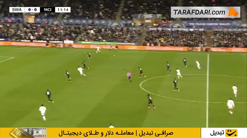 گل تماشایی گونسالو فرانکو به منچسترسیتی (سوانزی 1-0 منچسترسیتی)