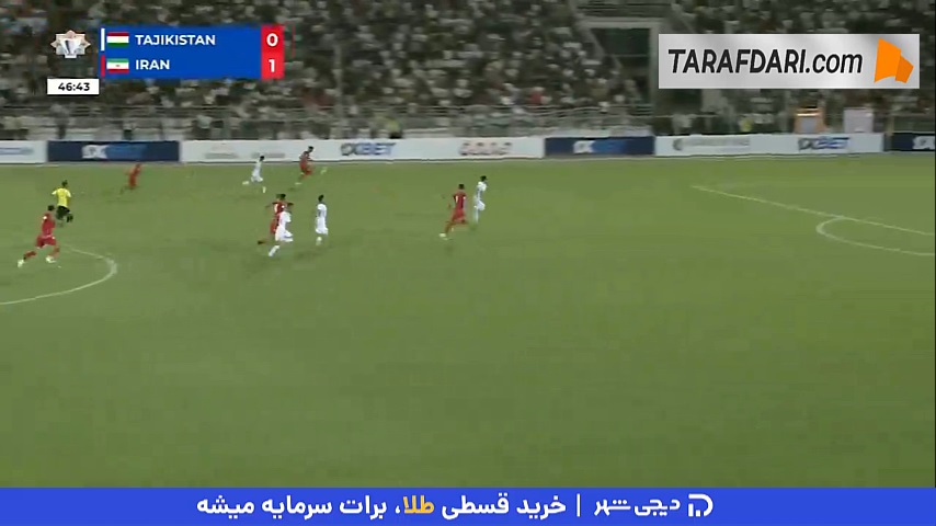 گل دوم محمد مهدی محبی به تاجیکستان (تاجیکستان 0-2 ایران)