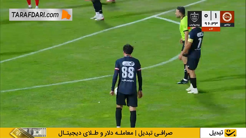 گل تماشایی مارکو باکیچ به تراکتور از روی ضربه ایستگاهی (تراکتور 1-1 پرسپولیس)