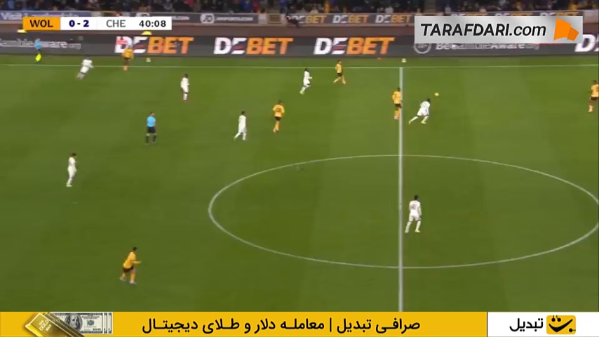 گل چیپ استوائو به وولورهمپتون (وولورهمپتون 0-3 چلسی) 
