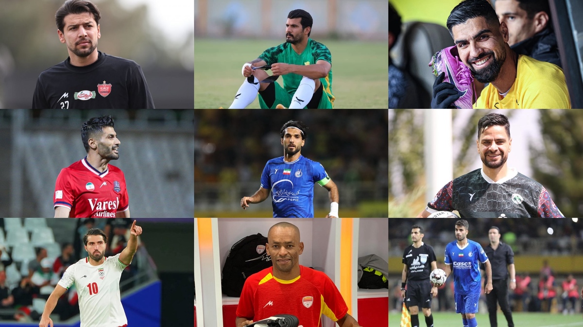 تیم منتخب بازیکنان آزاد ایرانی با حضور علیرضا جهانبخش، کریم انصاری فرد و رضا اسدی