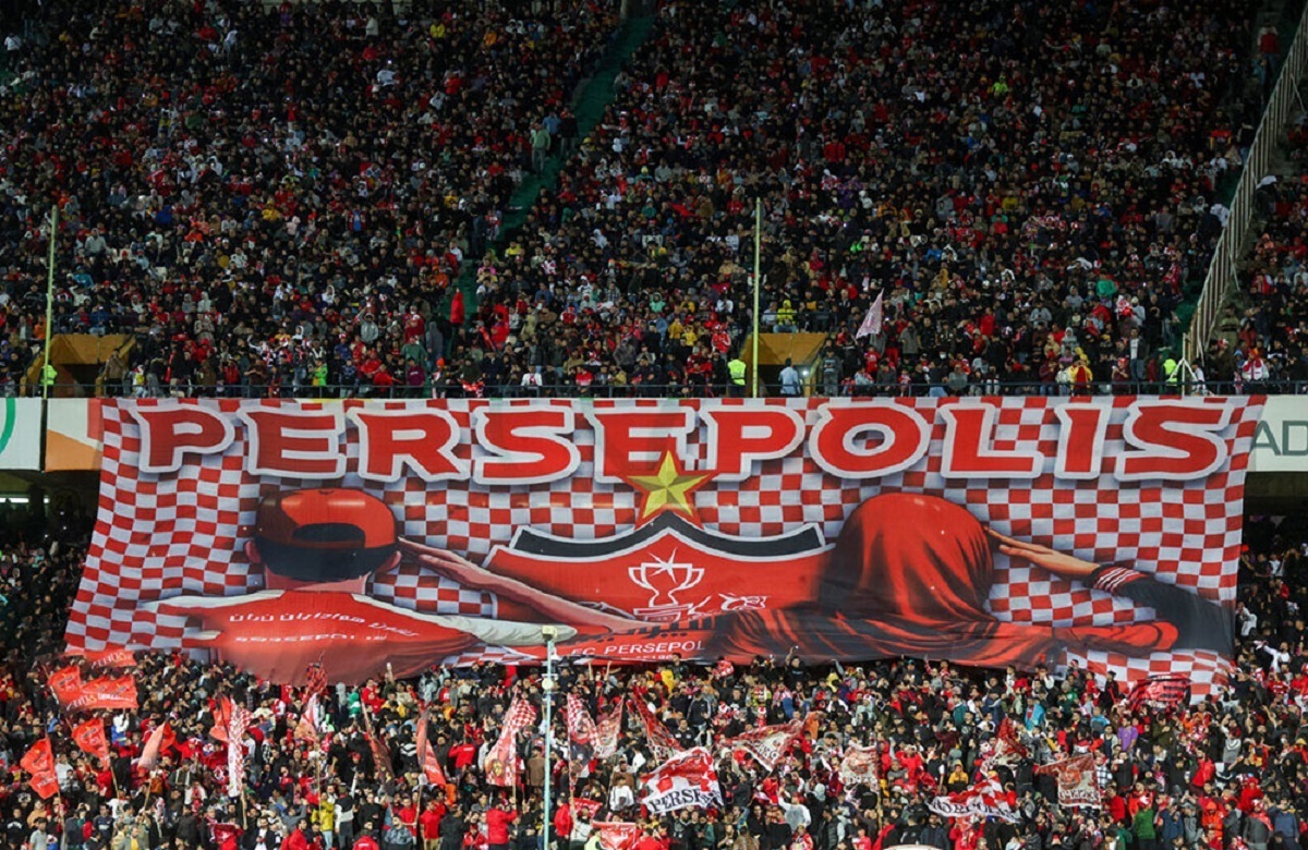 هواداران پرسپولیس - ورزشگاه پرسپولیس - لیگ برتر فوتبال ایران