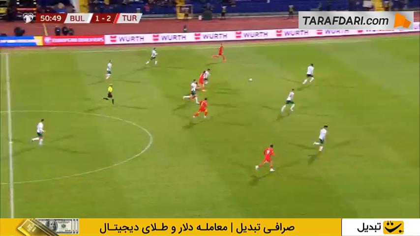 دو پاس گل آردا گولر روی گلهای سوم و پنجم ترکیه به بلغارستان