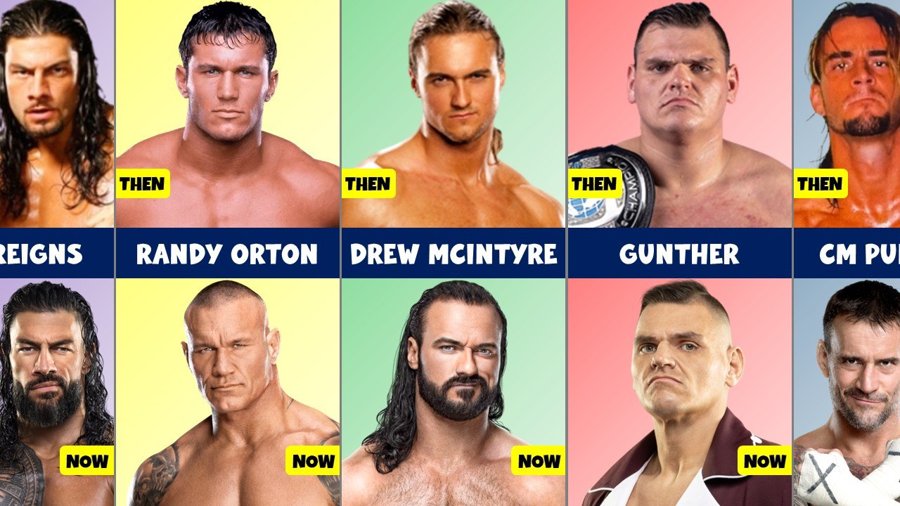 تغییرات کشتیگیران WWE - رندی اورتون - سی ام پانک - گونتر - رومن رینز - درو مک اینتایر