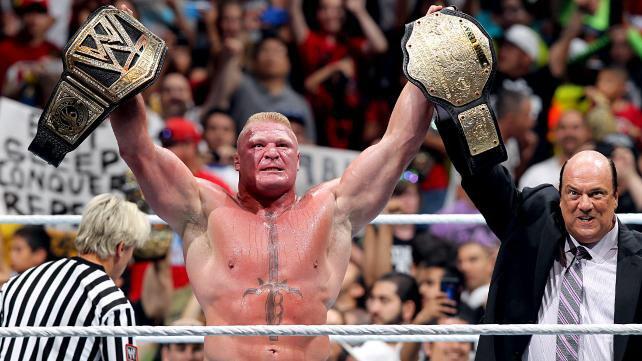 براک لزنر - پال هیمن - سامراسلم 2014 - WWE