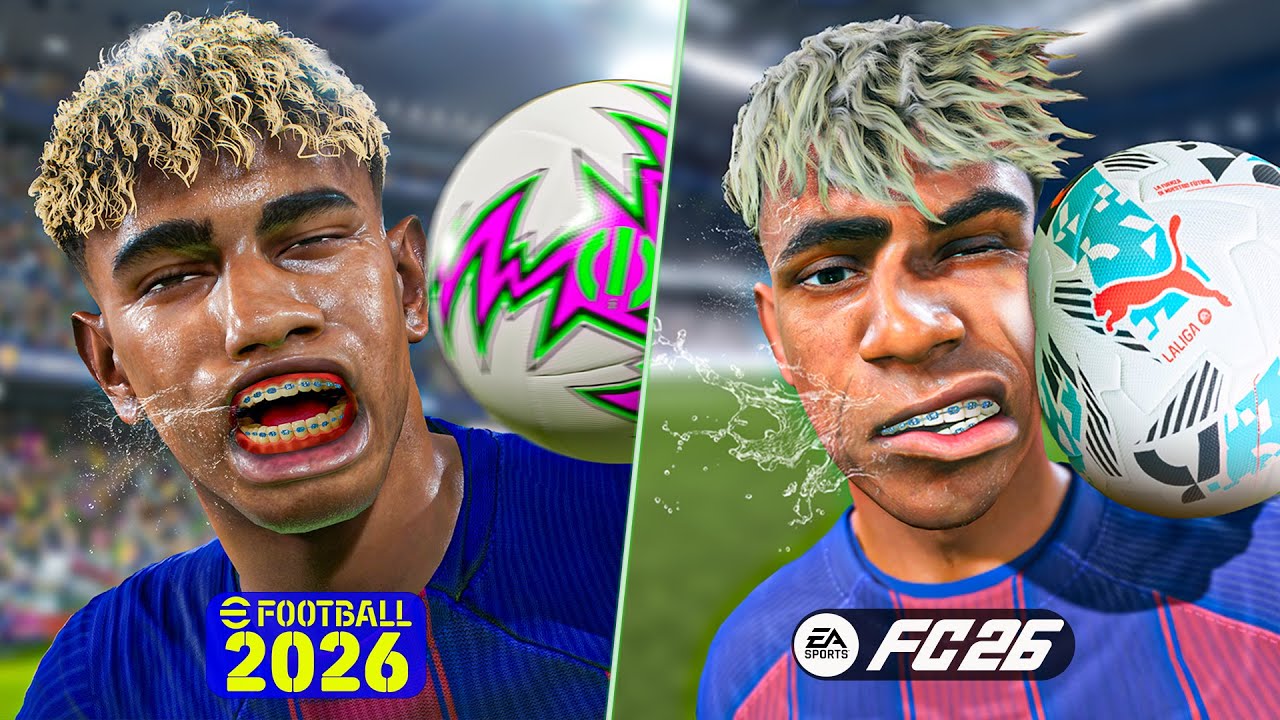 بازی EA FC 26 و eFootball 2026