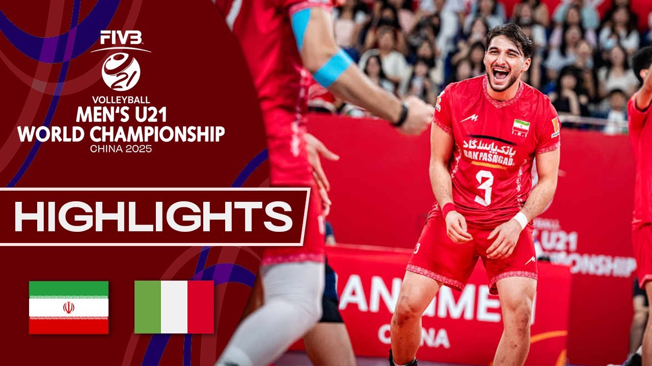 ایران - ایتالیا - فینال والیبال قهرمانی جوانان جهان 2025