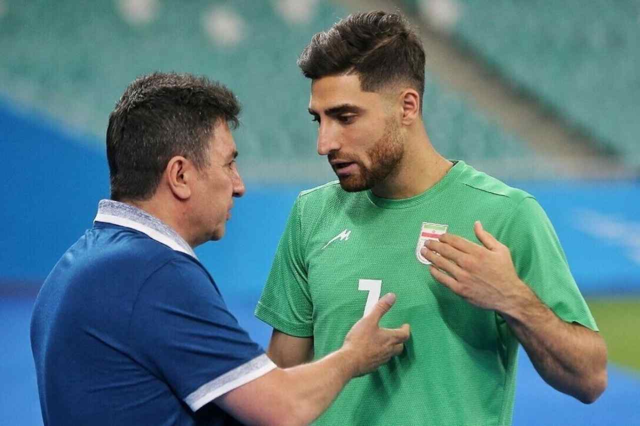 امیر قلعه نویی و عیلرضا جهانبخش- تیم ملی ایران