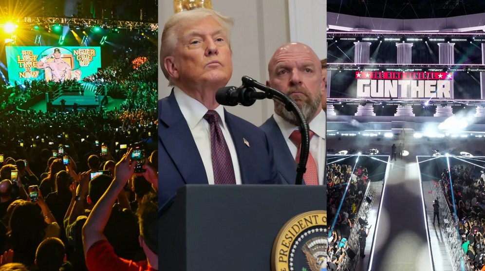 دونالد ترامپ؛ رئیس جمهور آمریکا و عضو تالار مشاهیر کمپانی کشتی کج WWE