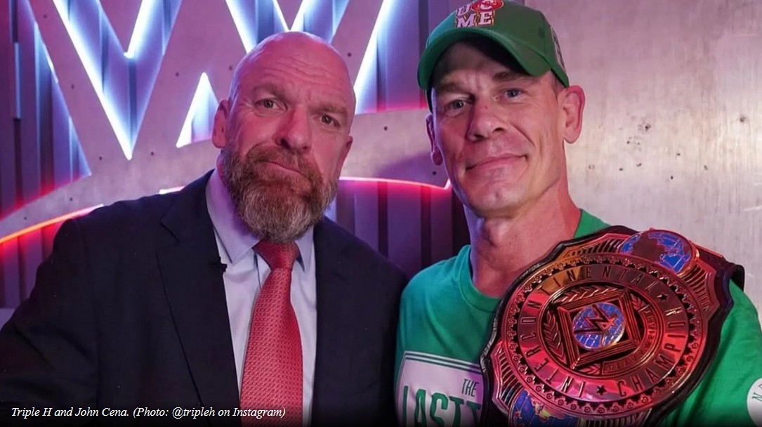 تریپل اچ و جان سینا، ستارگان کشتی کج و WWE