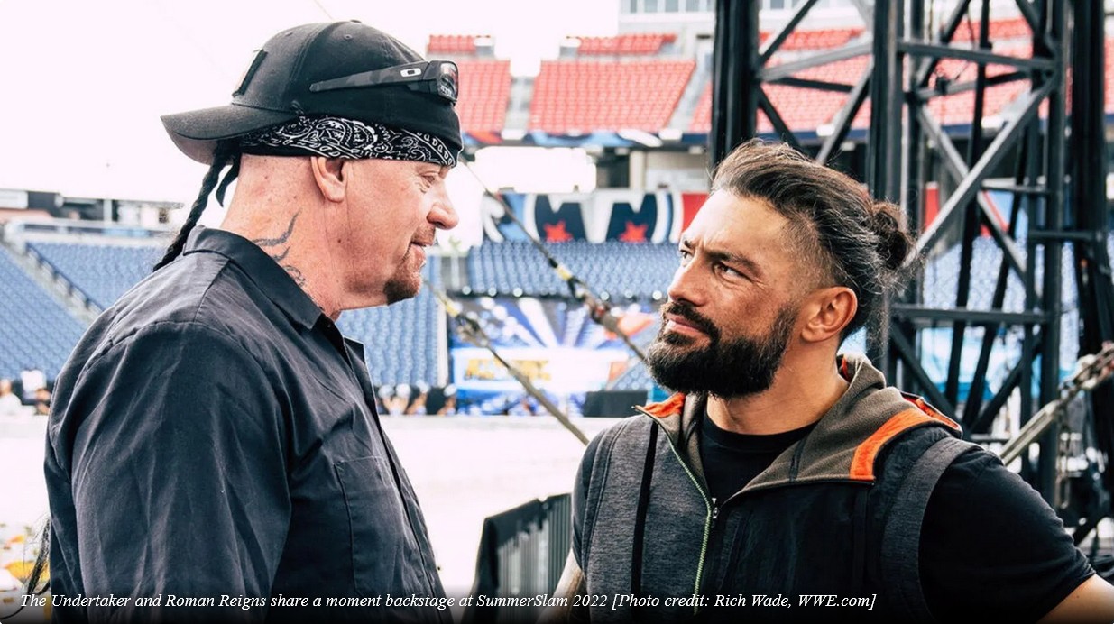 رومن رینز و آندرتیکر، ستارگان کشتی کج و WWE