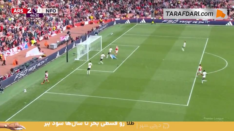 گلزنی ویکتور یوکرس برای آرسنال
