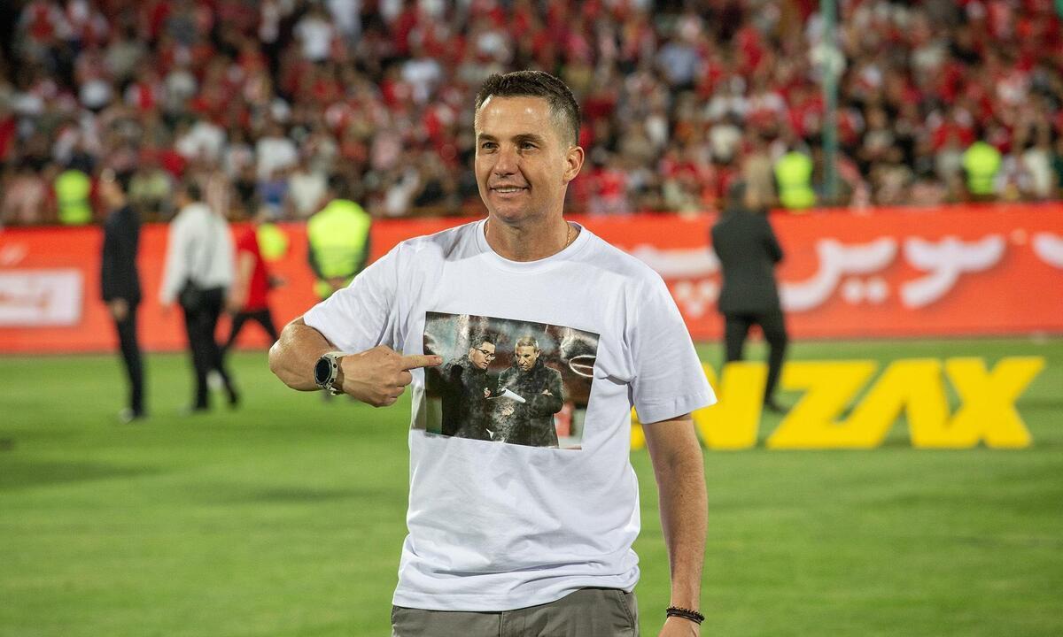 عکس از اوسمار ویرا سرمربی برزیلی پرسپولیس