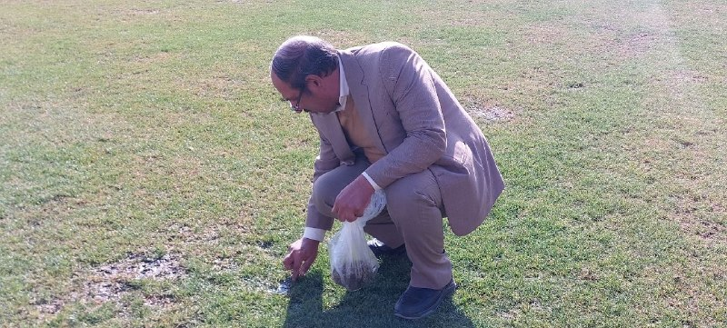 عکس از چمن ورزشگاه تختی تهران
