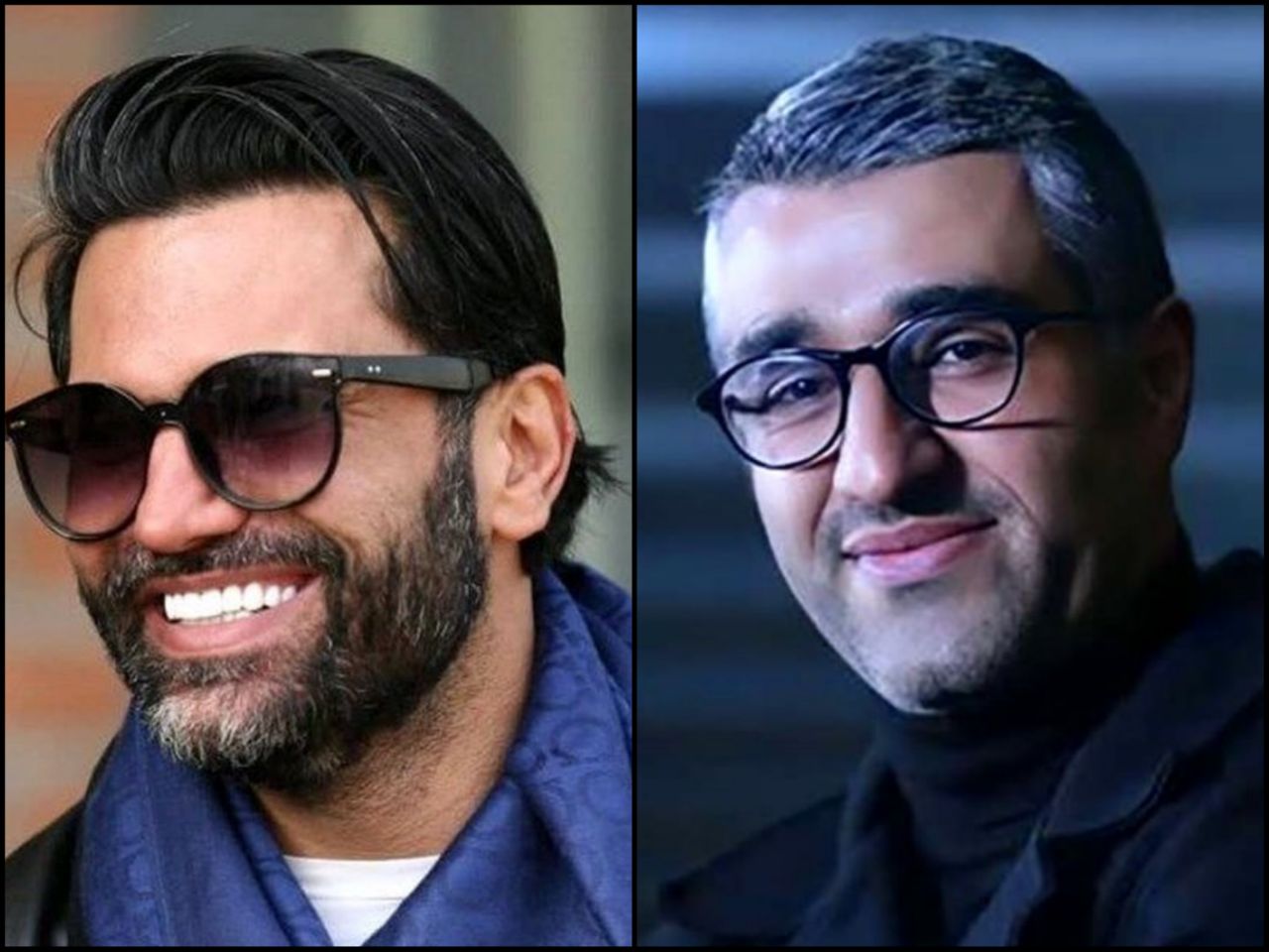 عکس از علیرضا نیکبخت واحدی و پژمان جمشیدی بازیکنان سابق پرسپولیس