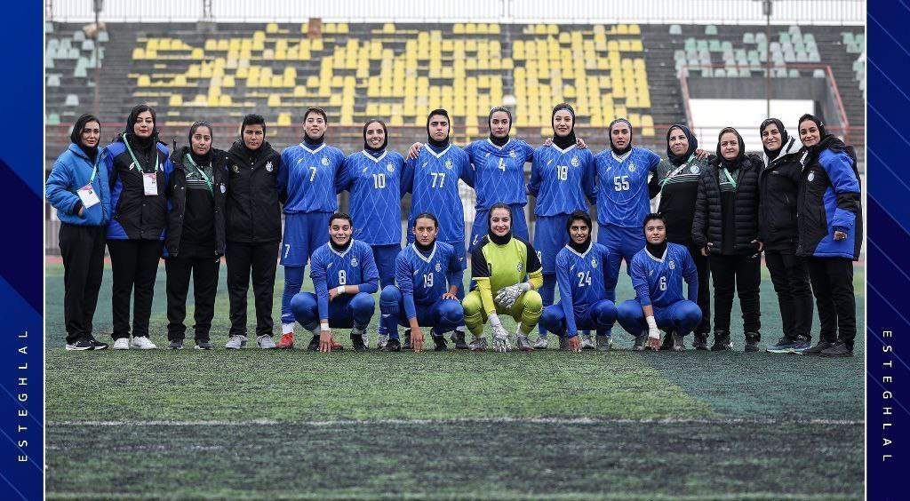 عکس از تیم زنان استقلال در سال ۱۴۰۴