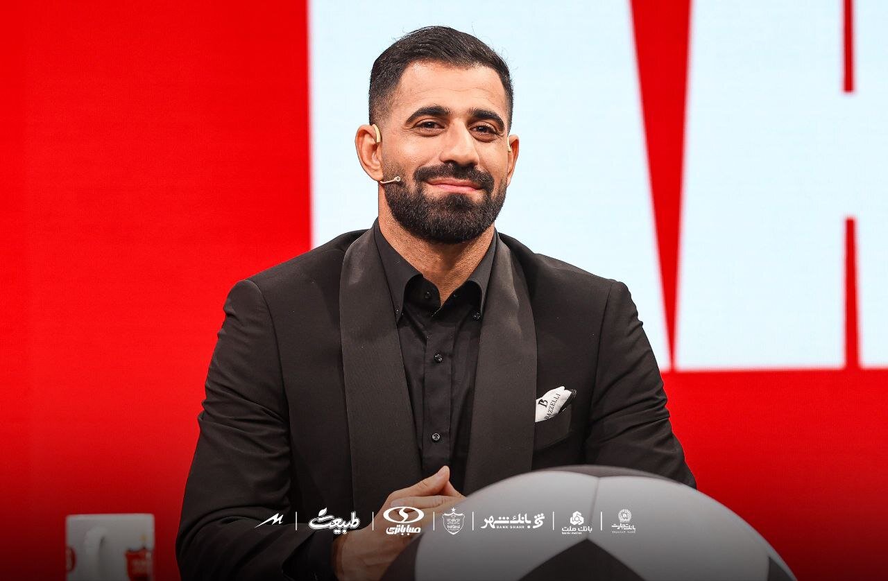 عکس از محمدحسین کنعانی زادگان مدافع پرسپولیس
