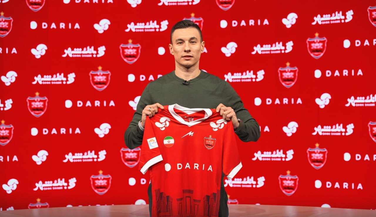 عکس از ایگور سرگیف مهاجم جدید پرسپولیس