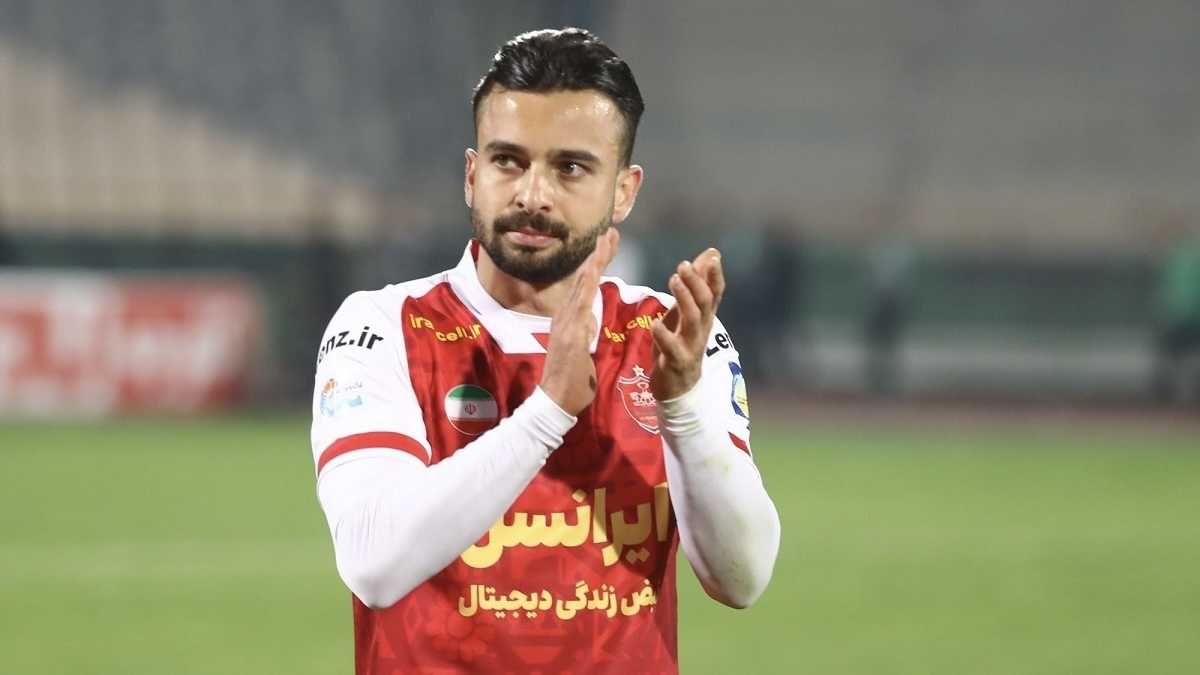 عکس از سروش رفیعی بازیکن پرسپولیس
