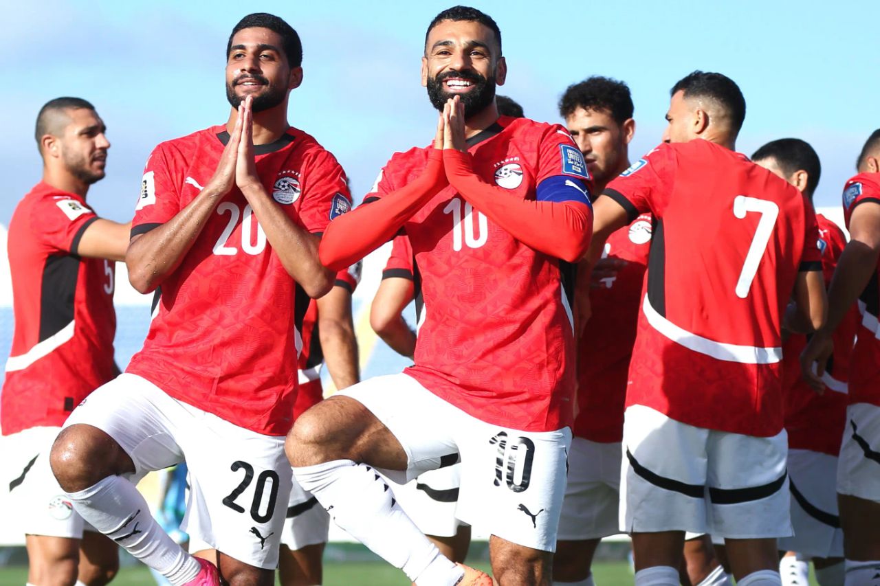 عکس از تیم ملی مصر محمد صلاح